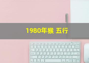 1980年猴 五行